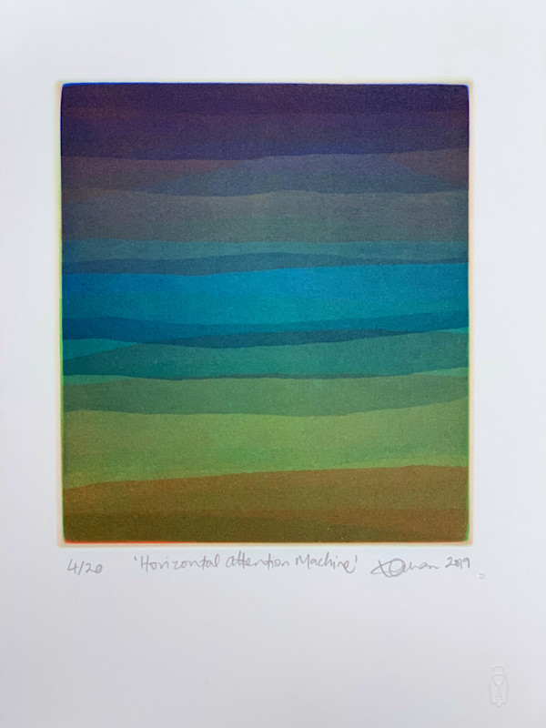 Horizontal Attention Machine 4/20 by Tony Curran