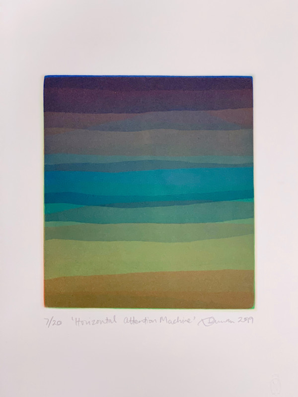 Horizontal Attention Machine 7/20 by Tony Curran