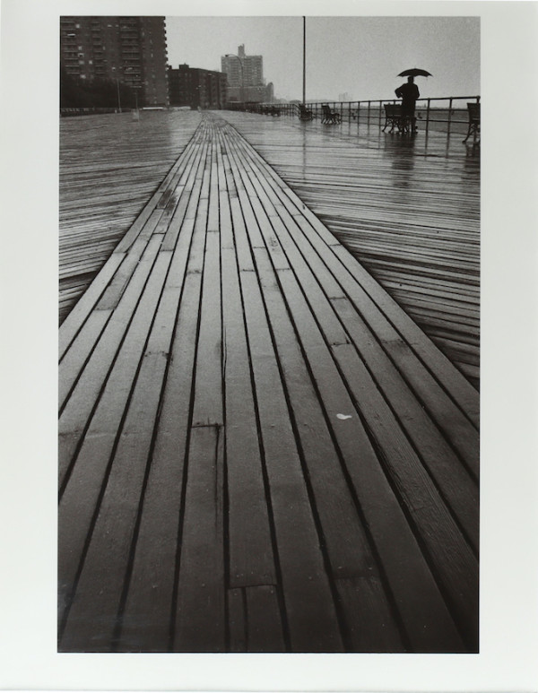 Rain On Boardwalk by N. Jay Jaffee