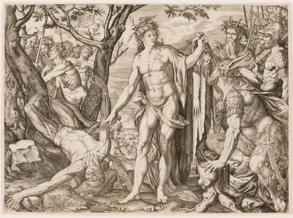 Apollo and Marsyas and the Judgement of Midas by Melchoir Meier