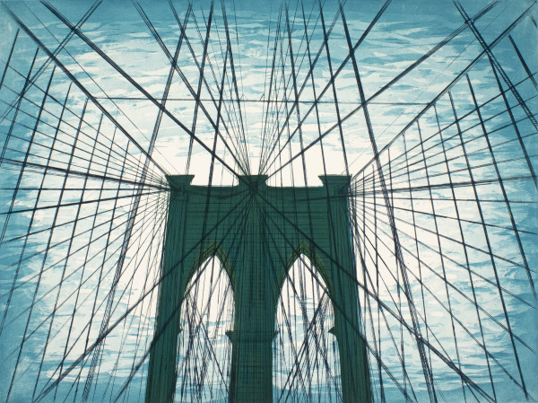 Brooklyn Bridge by Lowell Nesbitt
