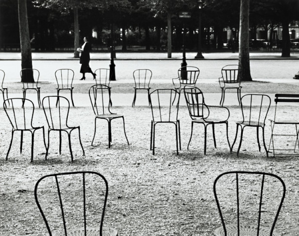 Chairs of Paris, 1927, Paris by André Kertész