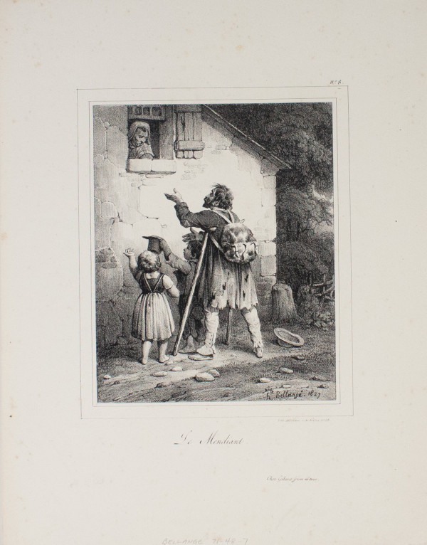 Le Mendiant by Hippolyte Bellangé