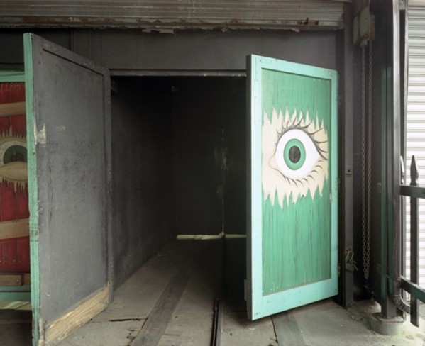 Eye on Door, Spook-A-Rama, Coney Island, Pennsylvania by Lisa Kereszi