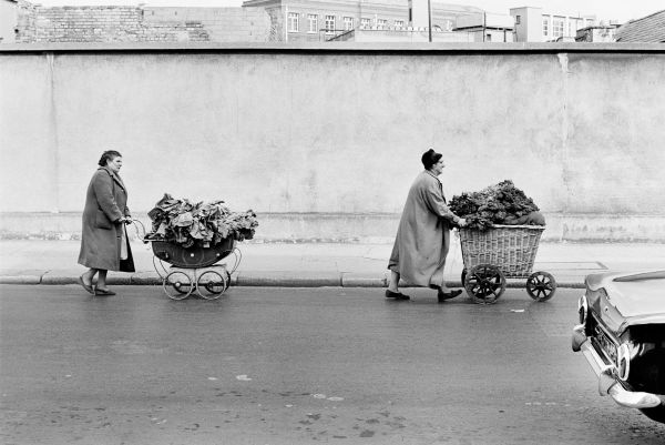 Street Vendors of Vegetables, Dublin by Alen MacWeeney
