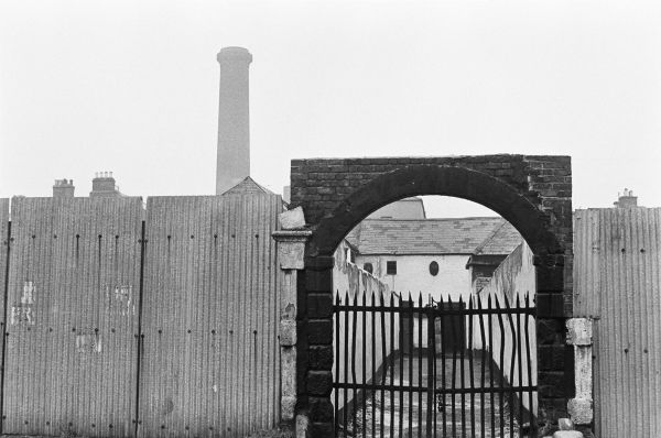Forbidding Gates, North Side, Dublin by Alen MacWeeney