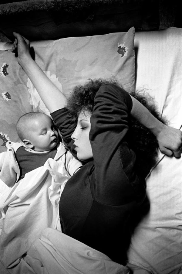 Mother and Son Slept Peacefully After Arriving at the Women Against Abuse Shelter, Philadelphia, Pennsylvania, from Living with the Enemy by Donna Ferrato