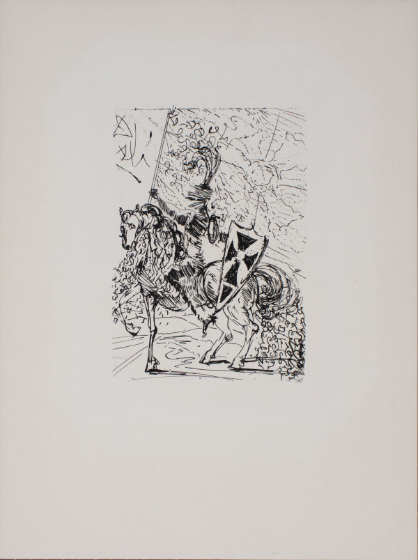 El Cid, from Five Spanish Immortals by Salvador Dalí