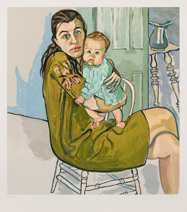 Mother and Child (Nancy and Olivia) by Alice Neel