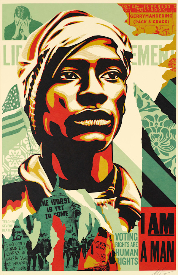 I am a man by Shepard Fairey