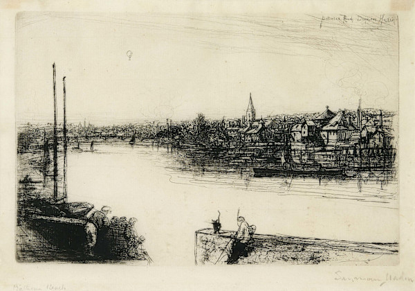 Battersea Reach by Francis Seymour Haden