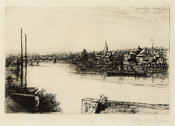 Battersea Reach by Francis Seymour Haden
