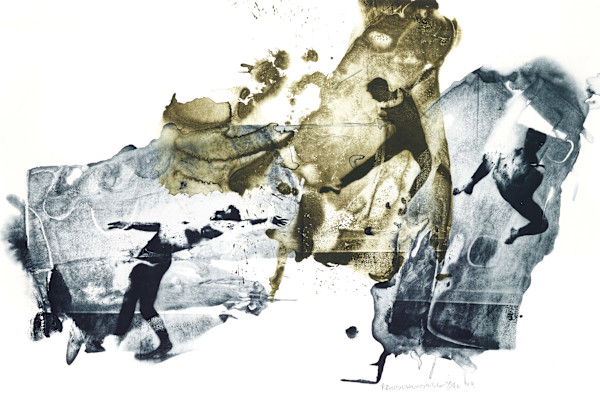 Ace, from the series Ruminations by Robert Rauschenberg