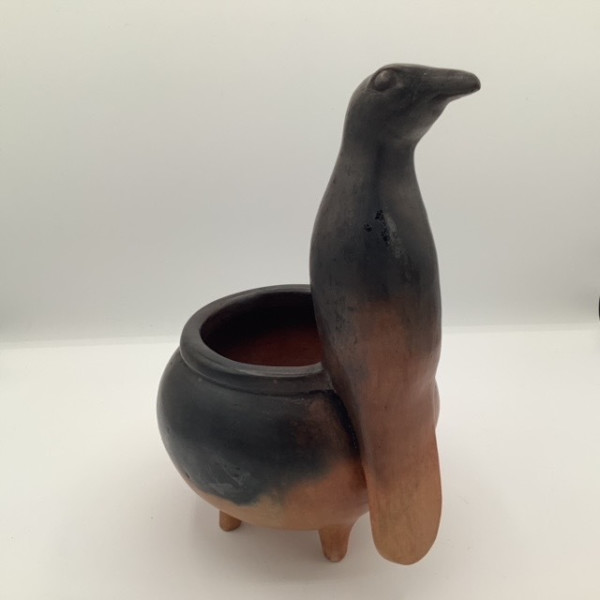 Medicine Bowl with Crow by Bill Harris