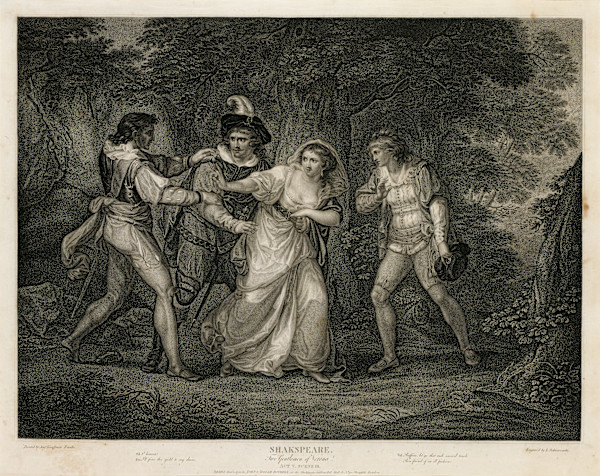 Dramatic Works of Shakespeare - The Two Gentlemen of Verona by John Boydell