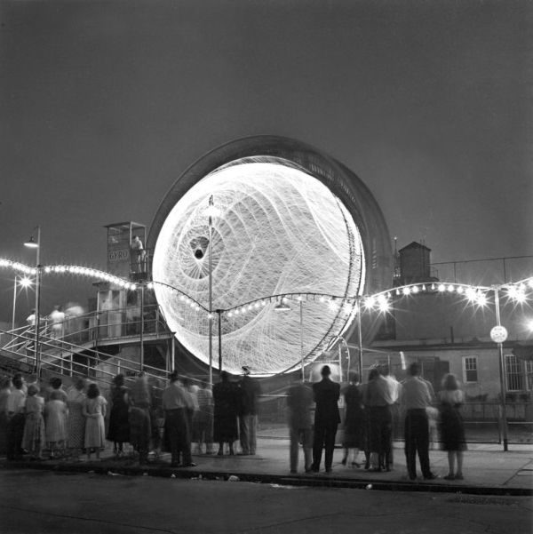 Gyro Ride at Night, Coney Island, NY, from Photographer's Choice: Harold Feinstein-Decades Four by Harold Feinstein