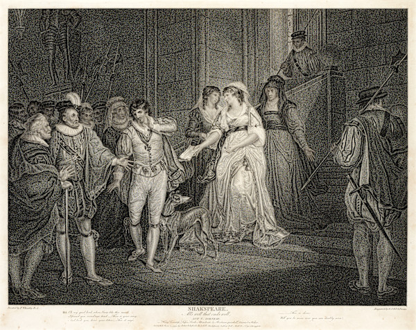 Dramatic Works of Shakespeare - All's Well that Ends Well by John Boydell