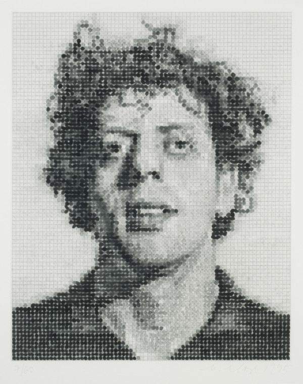 Phil/Spitbite by Chuck Close