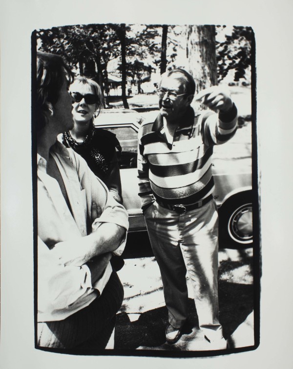 Shelly Freemont, Chistopher Makos and Unidentified Man by Andy Warhol