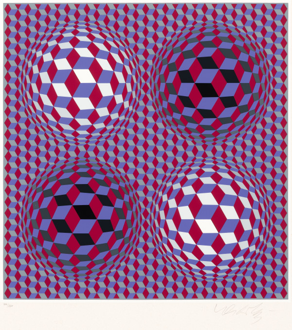 Homage I by Victor Vasarely