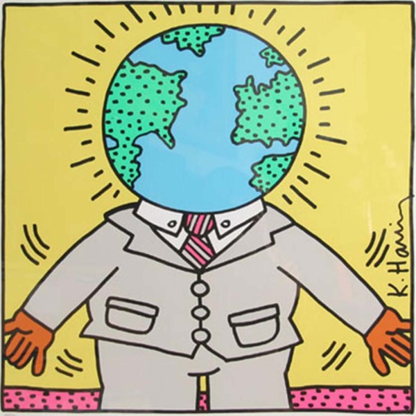 Global Man by Keith Haring