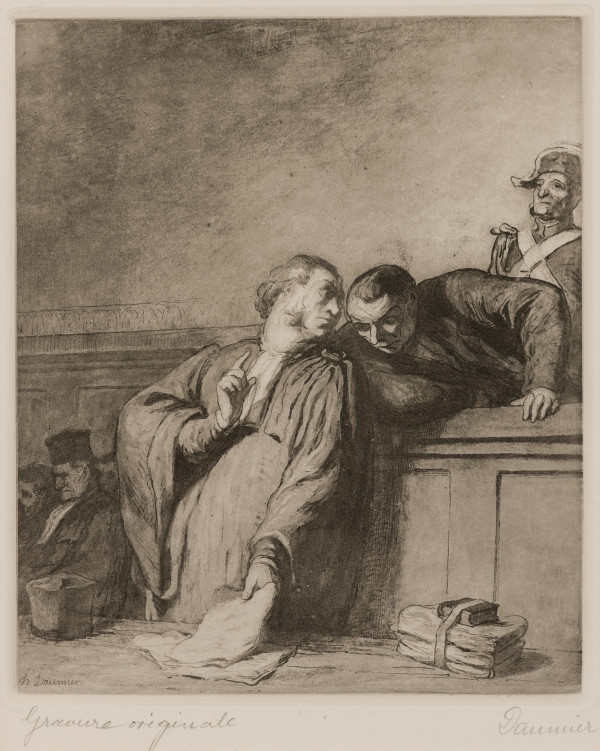 A Criminal Case by Honoré Daumier