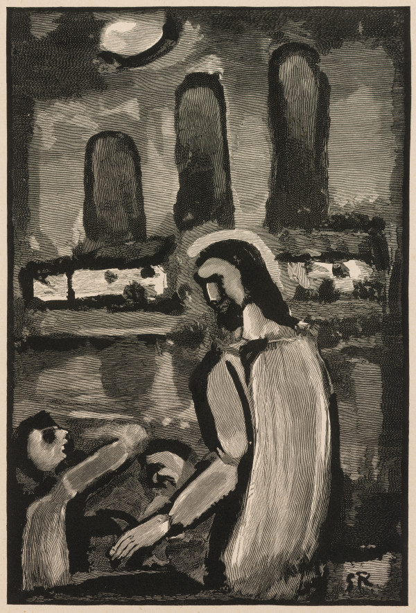 Christ and Disciples #2 by Georges Rouault