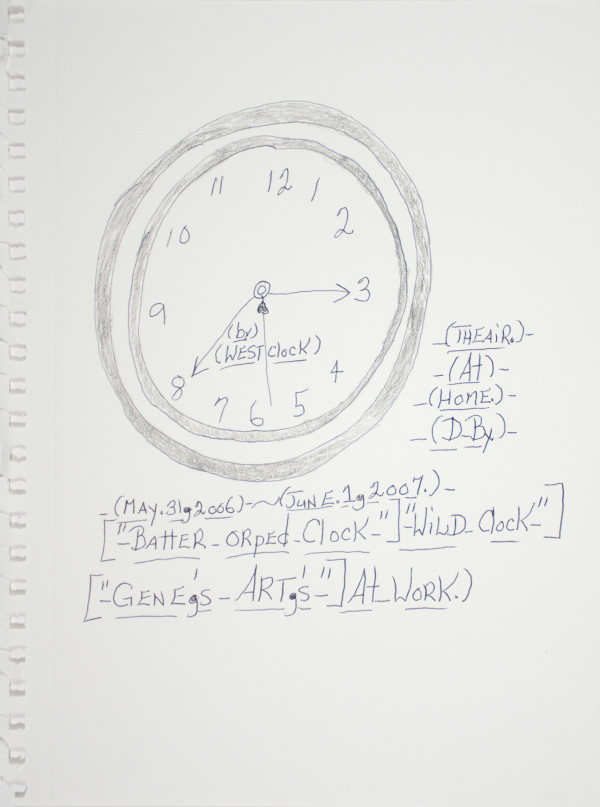 Batter Orped Clock, 2006-2007 by Gene Merritt