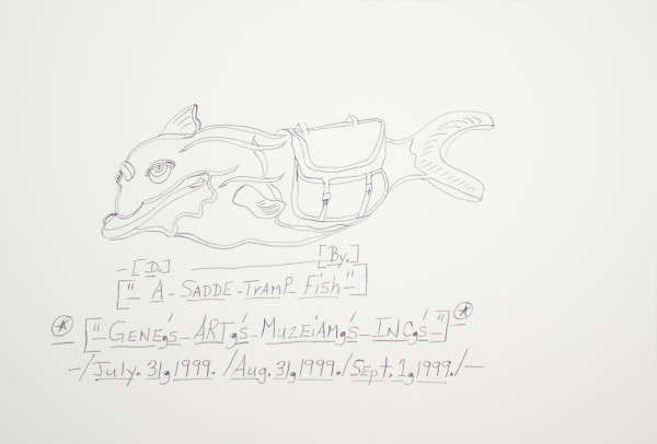 A Sadde Tramp Fish, 1999 by Gene Merritt