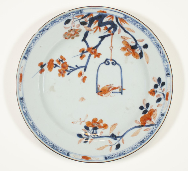 Imari Plate with Birds and Flowers by Unknown