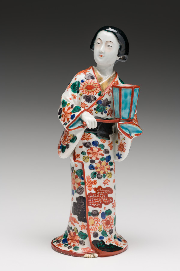 Japanese Figure of Courtesan, Meiji Period by Unknown