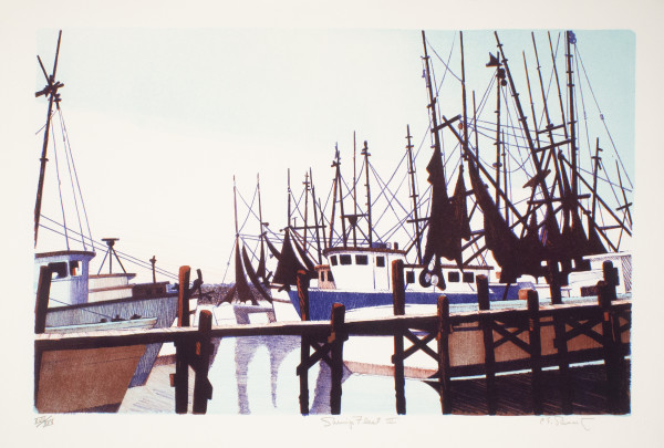 Shrimp Fleet III by Carl Schwartz