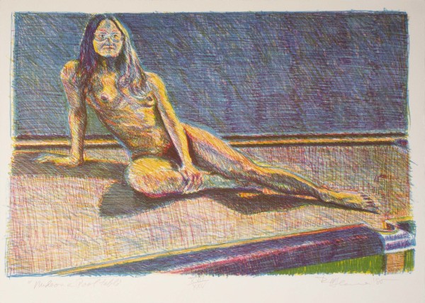 Nude On A Pool Table by Robert Weaver