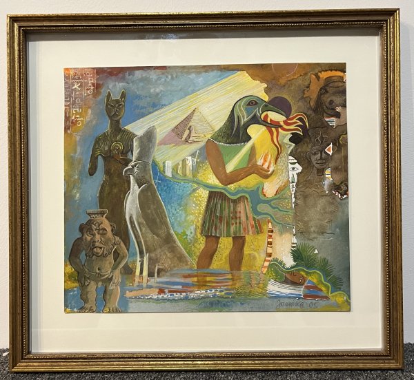 Evolution 3: Egyptian Deities by Fritz Janschka