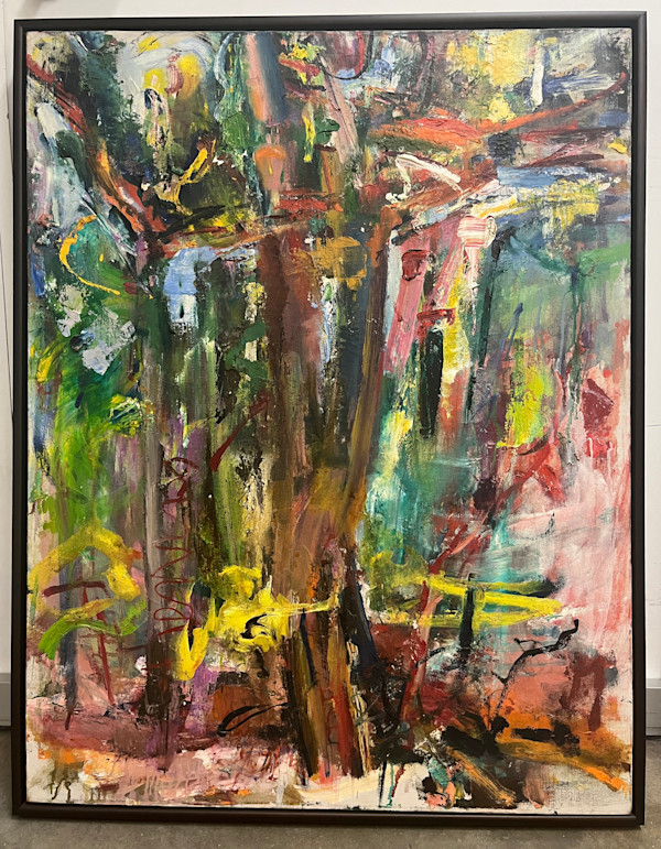 Sycamore and Spanish Moss by Douglas Houchens