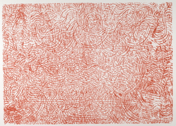 Mandarin and Flowers by Mark Tobey