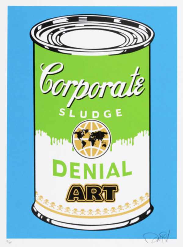 Corporate Sludge (Blue) by DENIAL