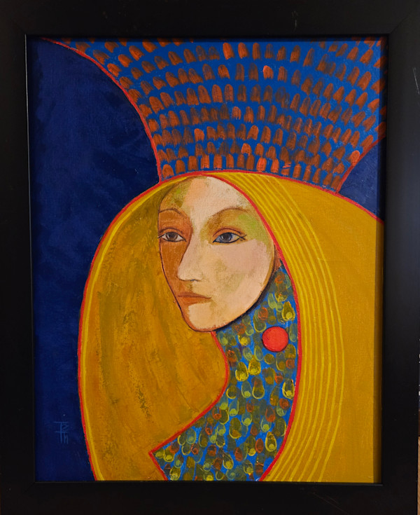 Red Earring by Tessa Thonett