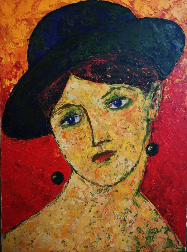Girl in Hat by Tessa Thonett