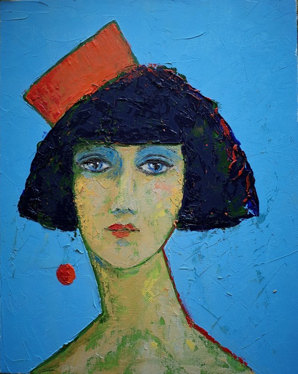 Small red hat by Tessa Thonett