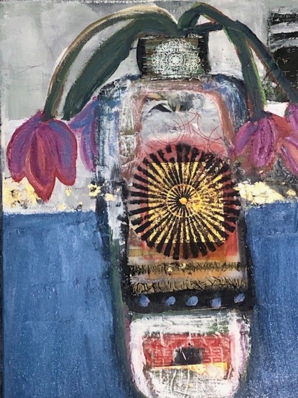 A Vase of Tulips by Delisa Sage