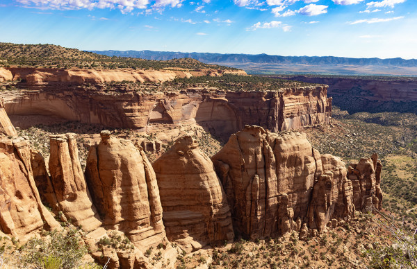 Coke Ovens and Monument Canyon and the Book Cliffs from Artists Point Morning by Rodney Buxton