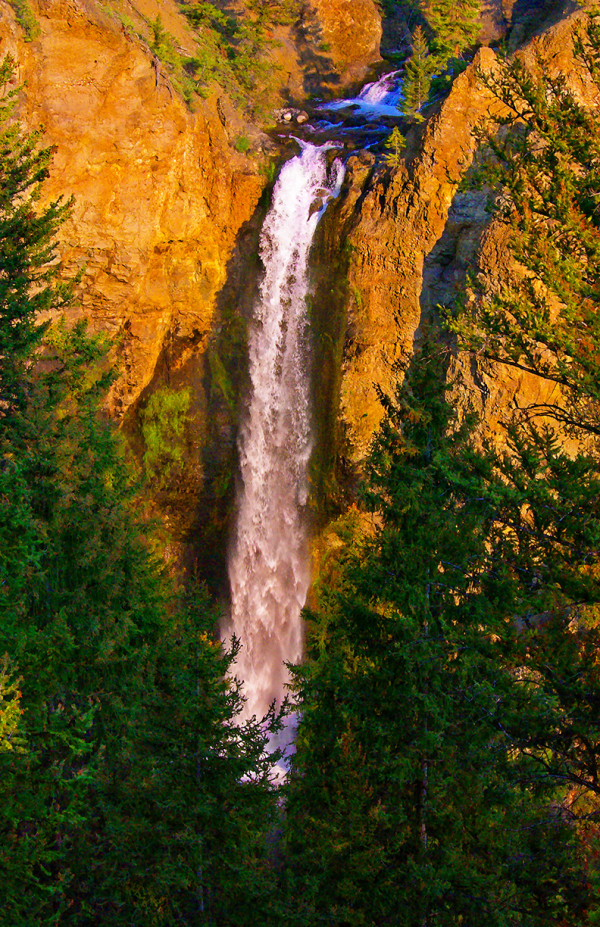 Tower Falls Morning by Rodney Buxton