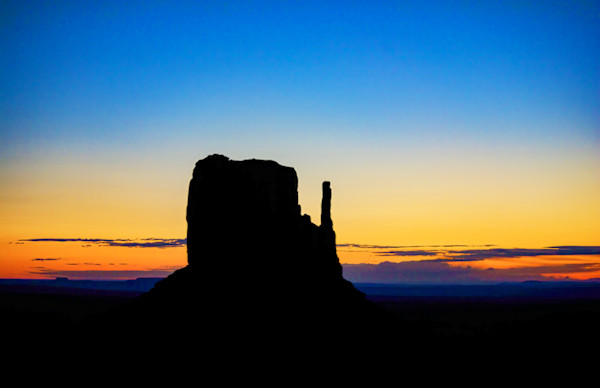 West Mitten Monument Valley Sunrise by Rodney Buxton
