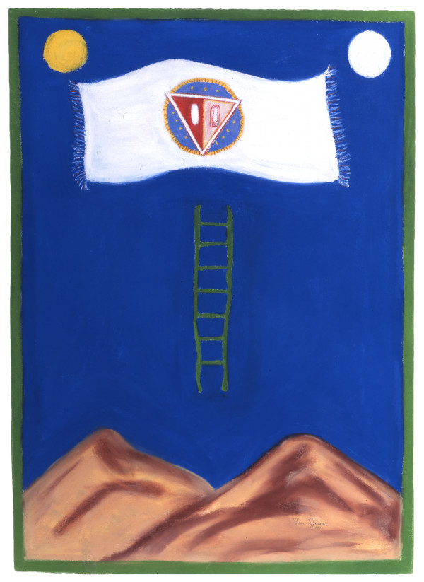 Ladders of Light 5: Crown Chakra, Sahasrara in New Mexico Skies by Sherri Silverman