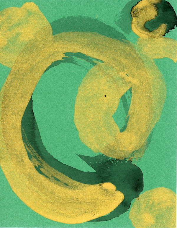 sumi gestural 1: between worlds by Sherri Silverman, Image 1.