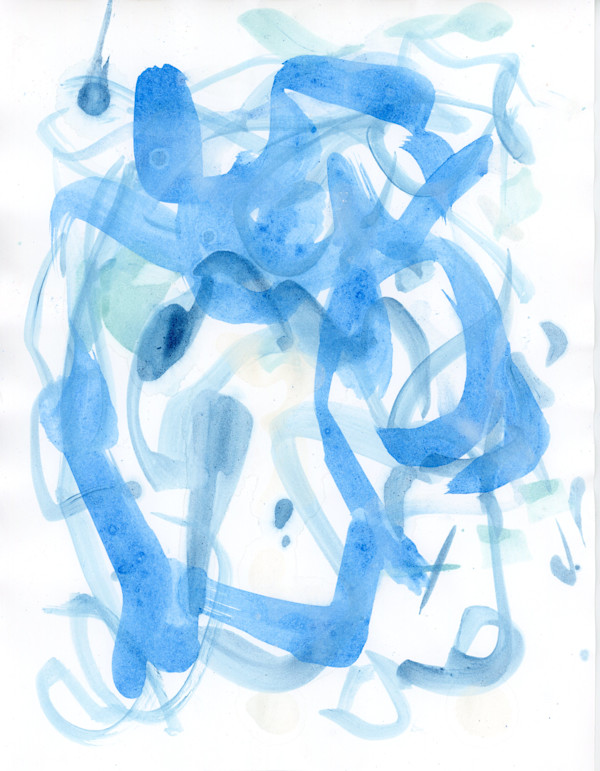 Blue Manifestation Quintet 4 by Sherri Silverman