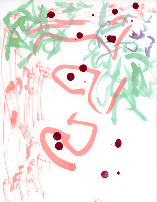 Jazz: red violet, orange, and green by Sherri Silverman, Image 1.