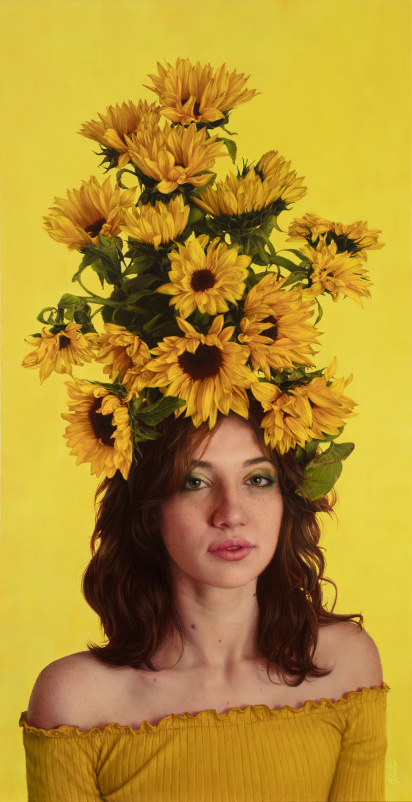 Wearing Sunflowers by Narelle Zeller