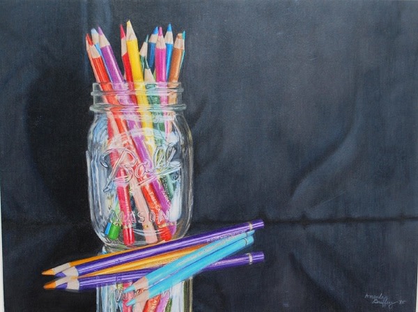 Reflections in Colored Pencil
